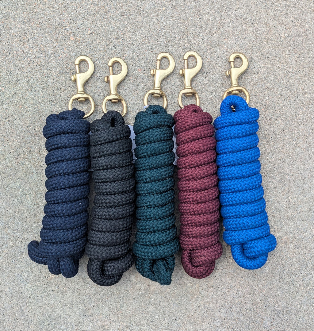 Lead Scrap Ropes Custom Lead Rope – Spotted Moon Leather